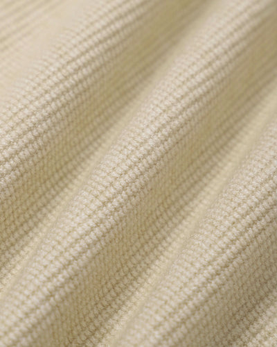 Apricot Ribbed Knit Zip-Up Cardigan
