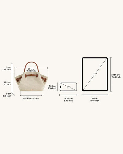 JW PEI Hana Mini Tote Brown Bag | Elegant & Spacious Design