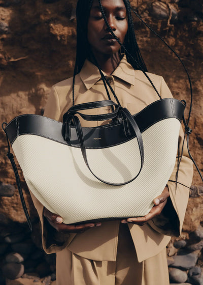 Polene Genuine Leather Bag | Elegant & Spacious Design