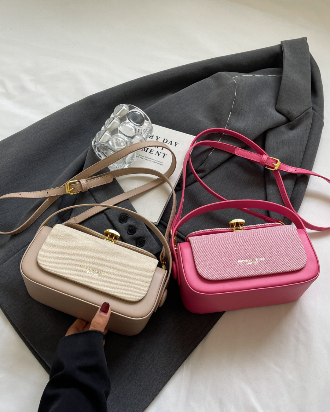 Retro II Colorful Fabric Cover Crossbody Bag | Stylish and Functional Design