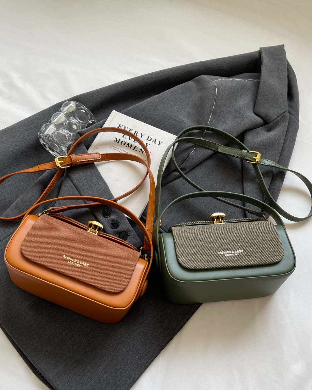 Retro II Colorful Fabric Cover Crossbody Bag | Stylish and Functional Design