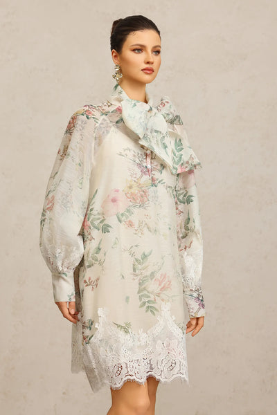 Sareka Long Sleeve Lace Long Dress