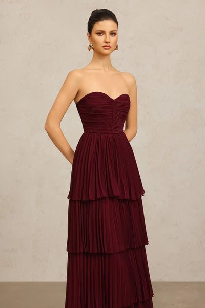 Corset-Free Tiered Long Dress