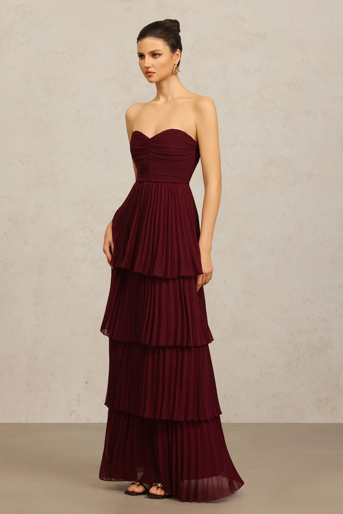 Corset-Free Tiered Long Dress