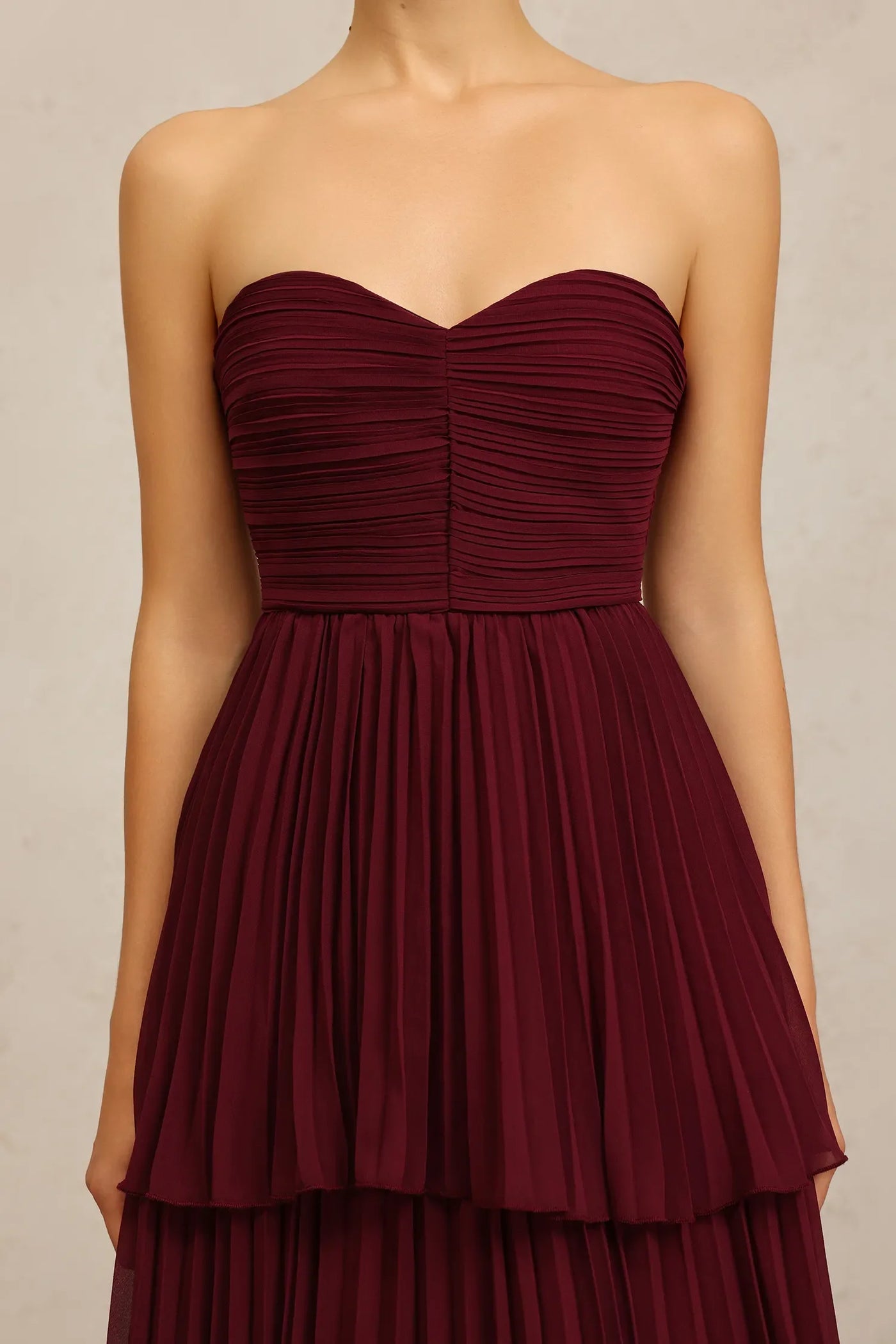 Corset-Free Tiered Long Dress