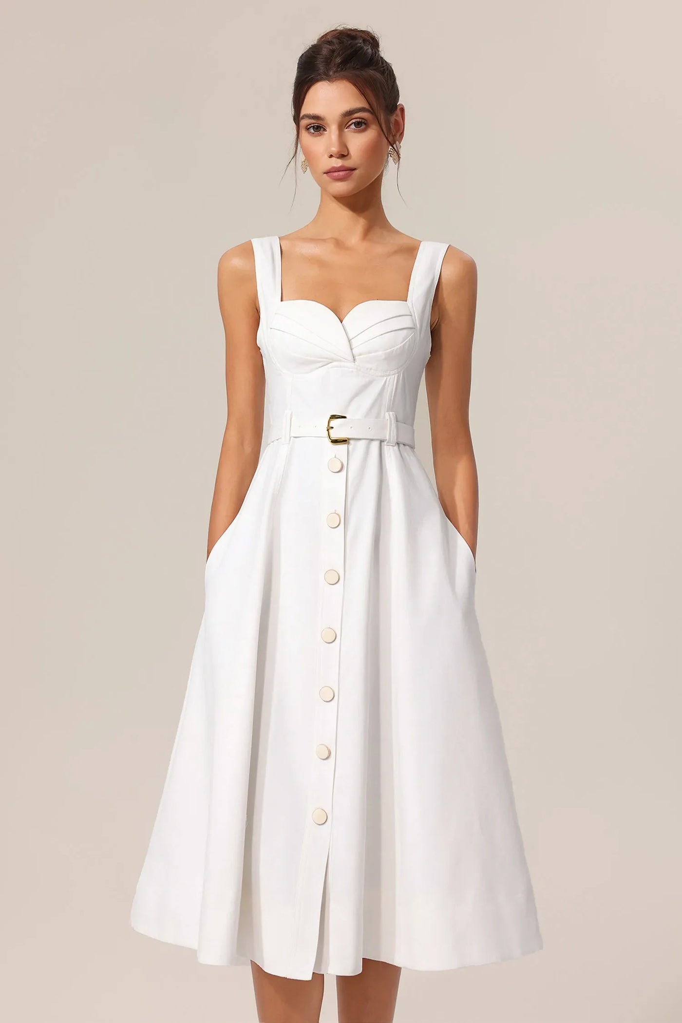 Jalila Halter Midi Dress