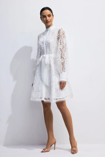 Helena Floral Lace Sleeve Mini Dress