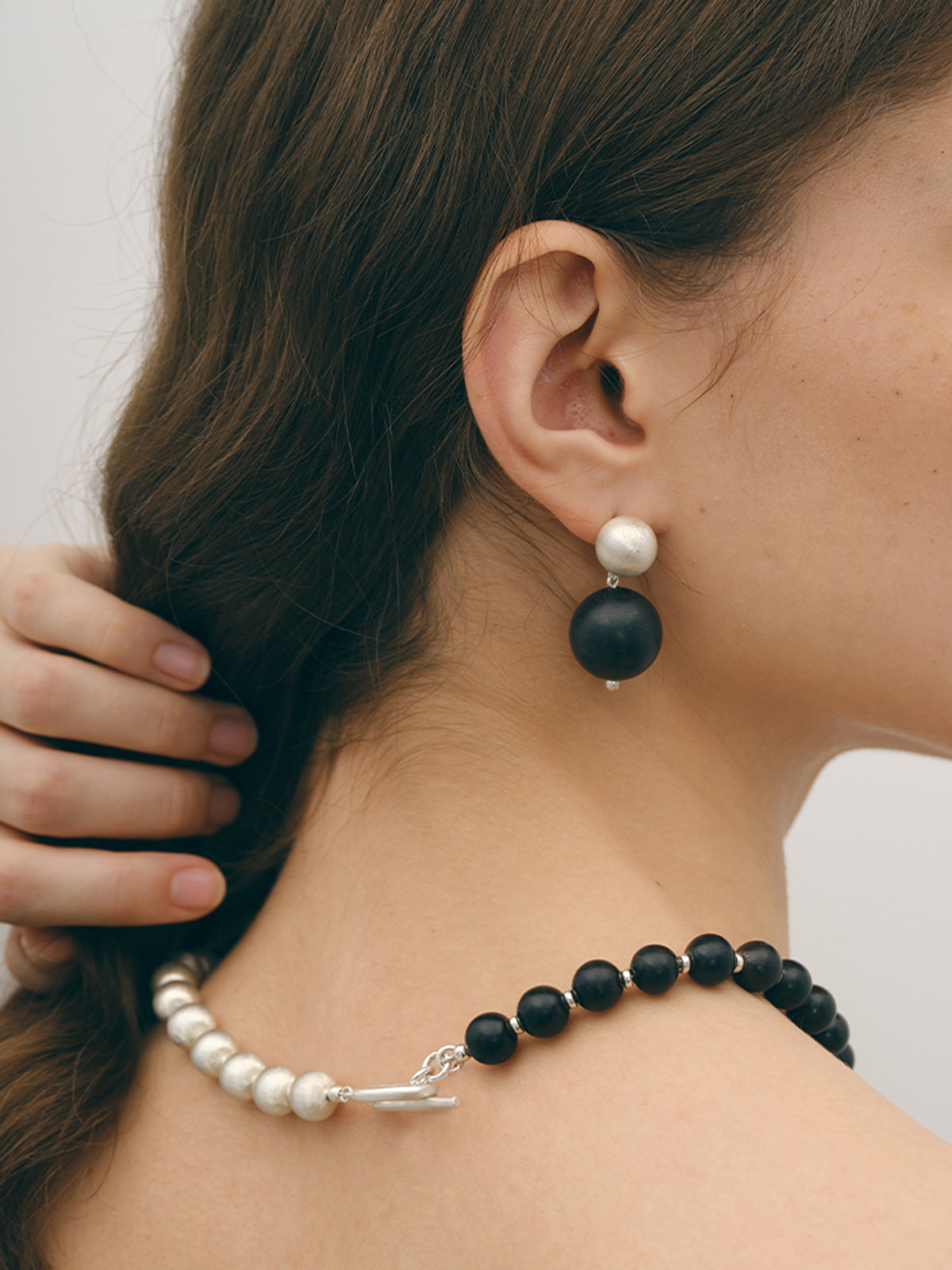 Two-Tone Top Sandal Tree Earring