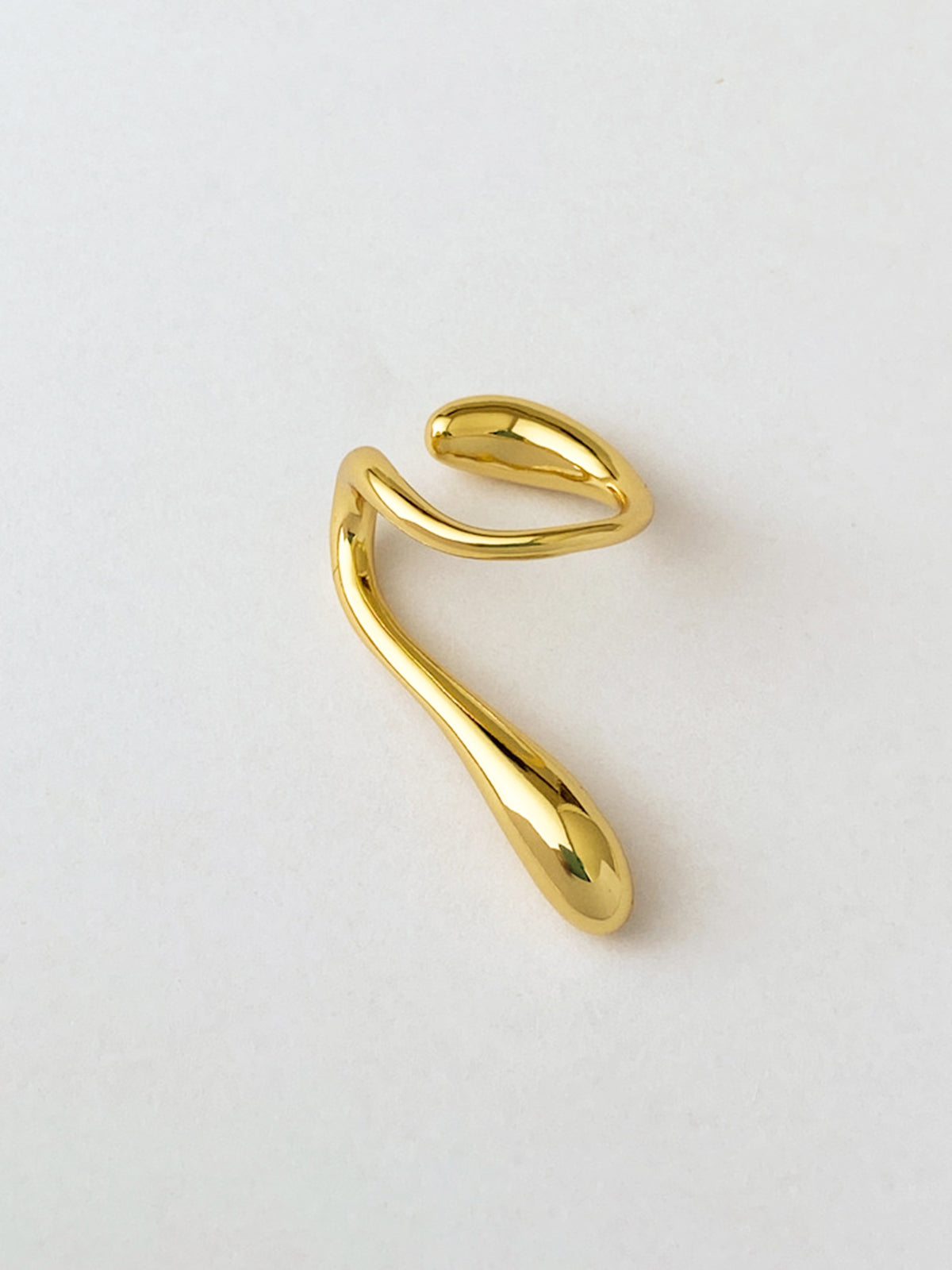 Spiral Geometric Water Drop Earrings