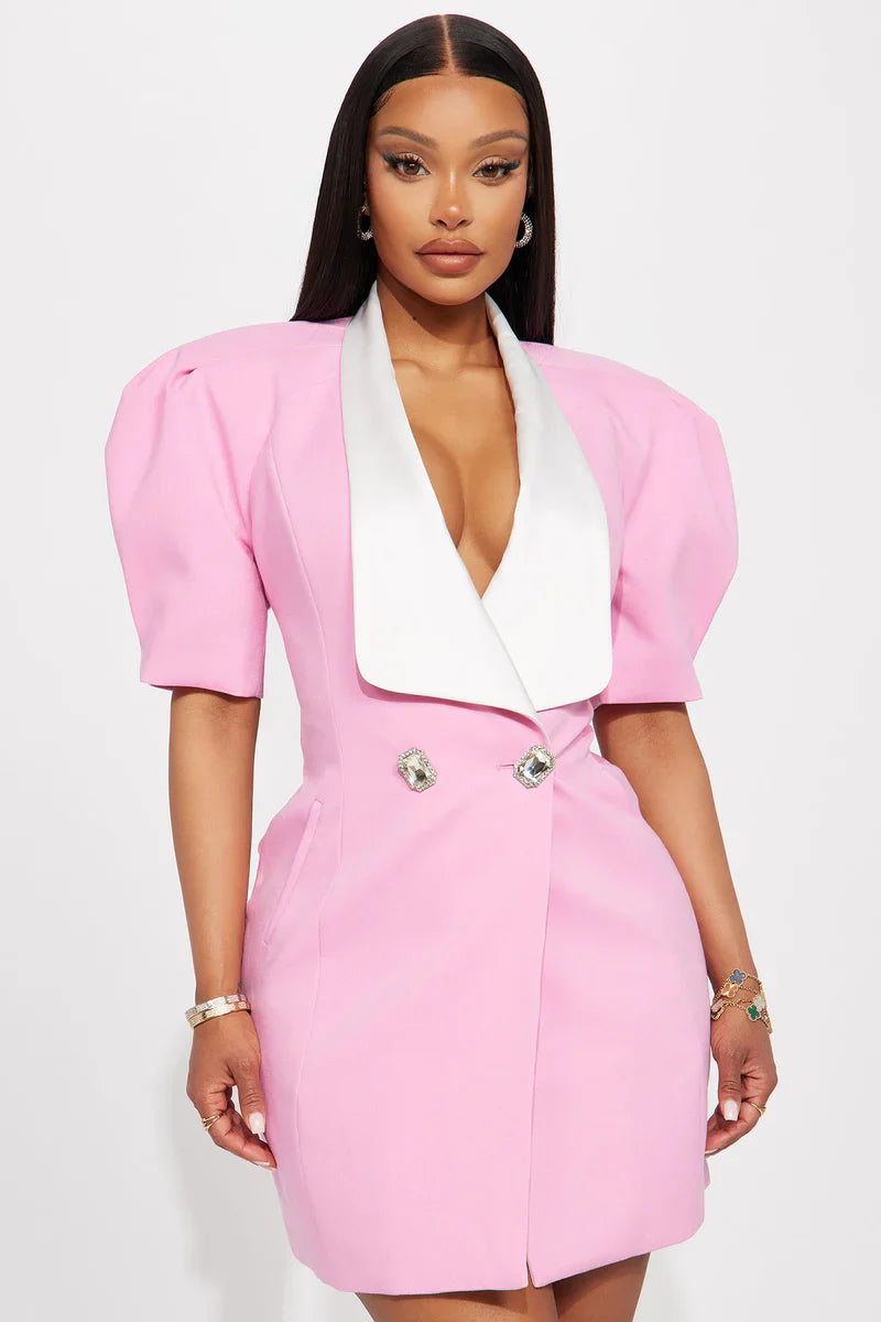 Audrey Blazer Mini Dress