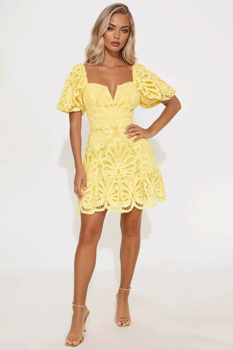 Karlie Lace Mini Dress