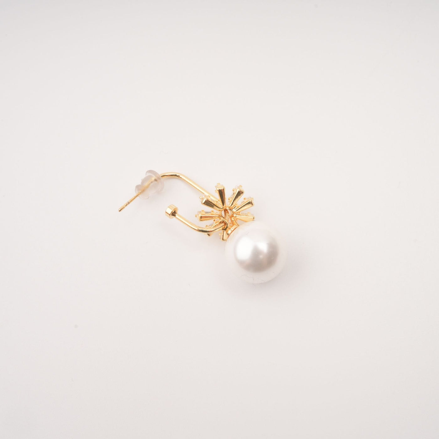 Kate Crystal Decorated Pearl Earrings