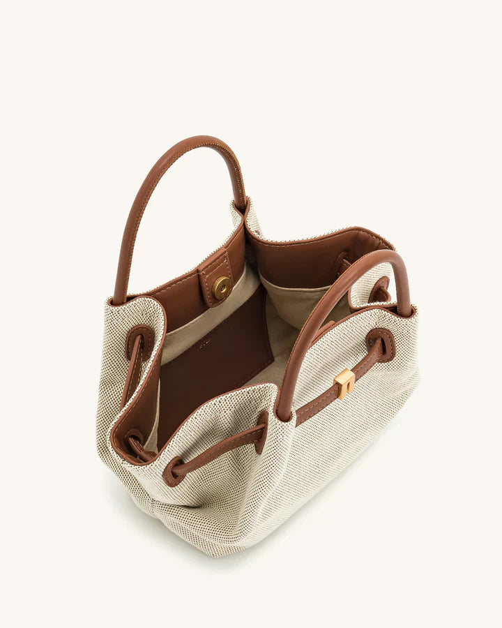 JW PEI Hana Mini Tote Brown Bag | Elegant & Spacious Design