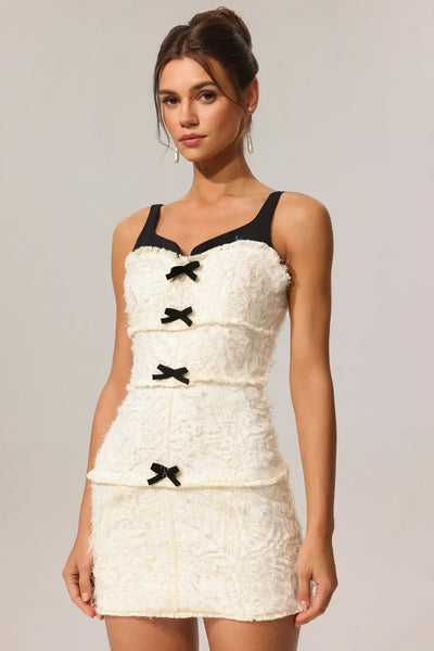 Emilia Strapless Ruffled Mini Dress