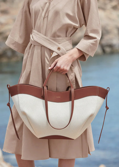 Polene Genuine Leather Bag | Elegant & Spacious Design