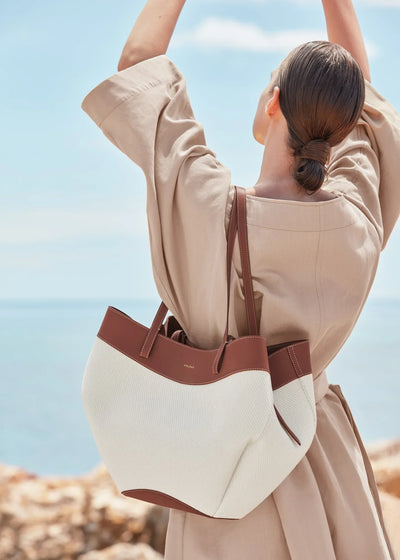 Polene Genuine Leather Bag | Elegant & Spacious Design