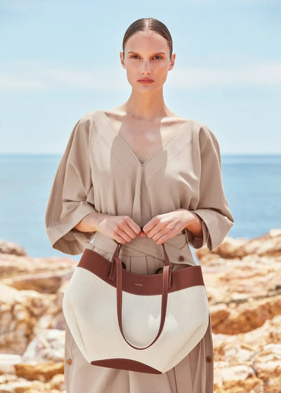 Polene Genuine Leather Bag | Elegant & Spacious Design