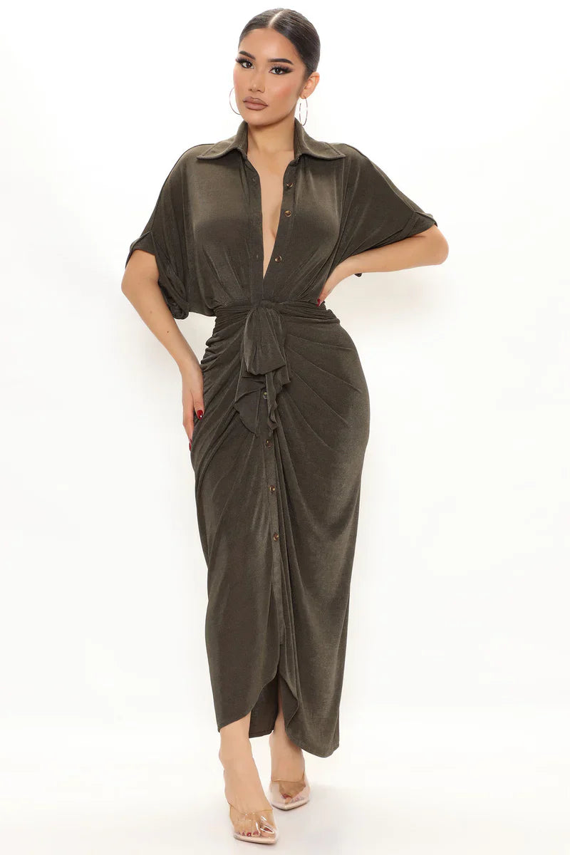Slinky Maxi Dress