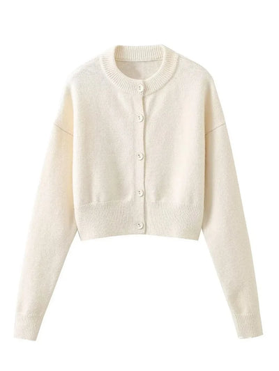 Patchwork Knit Cardigan