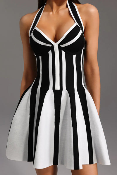 Eudora Sleeveless Kolsa Twist Bandage Mini Dress