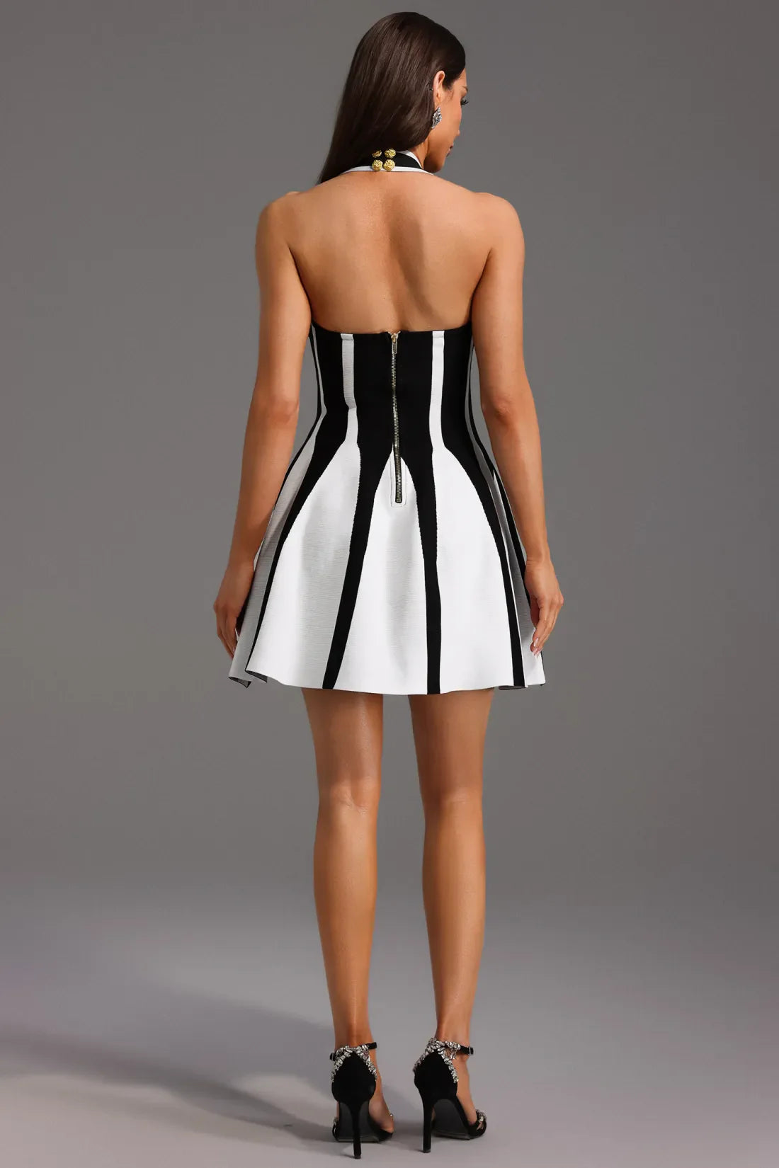 Eudora Sleeveless Kolsa Twist Bandage Mini Dress
