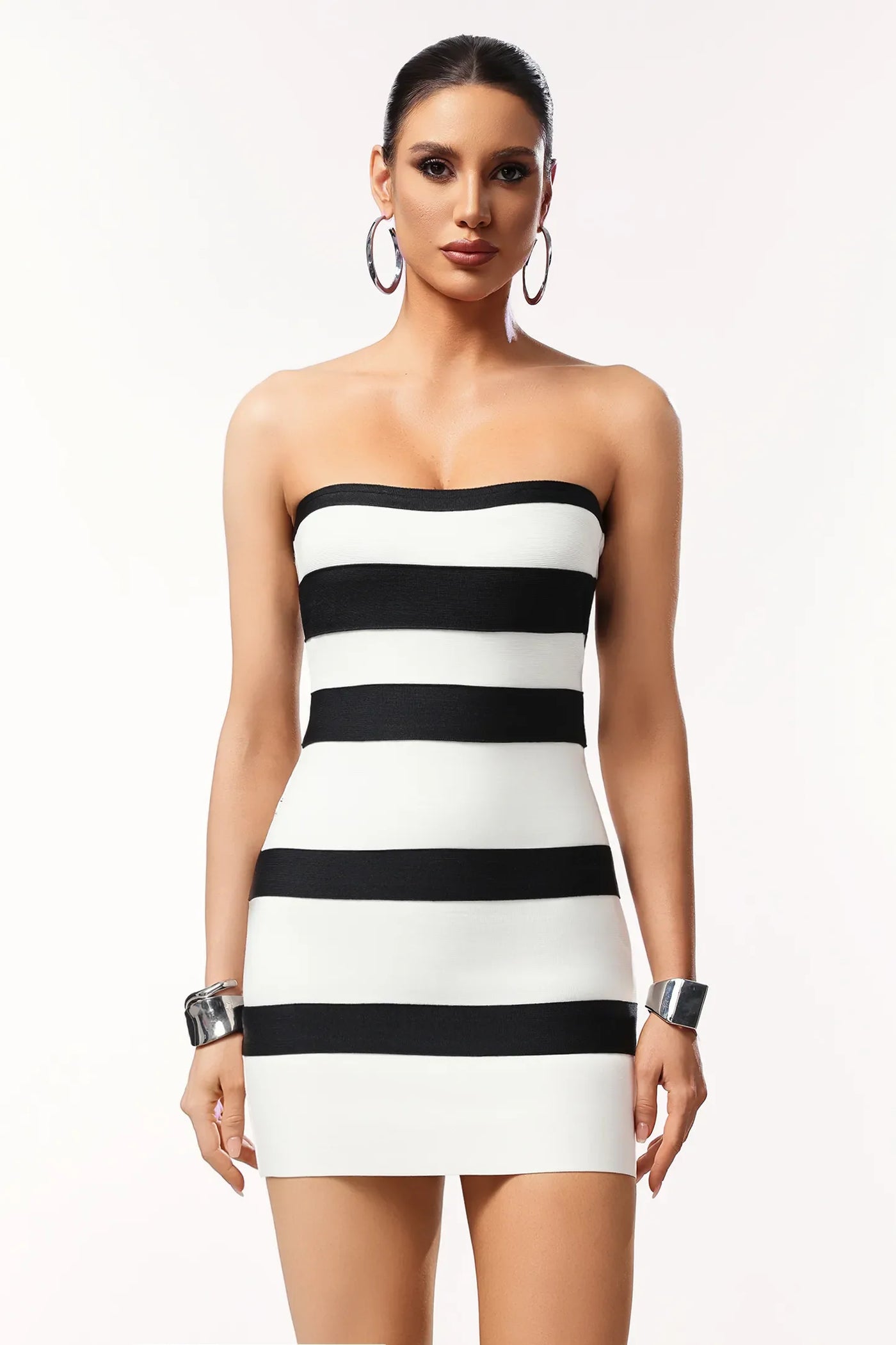Elysande Strapless Bandage Mini Dress