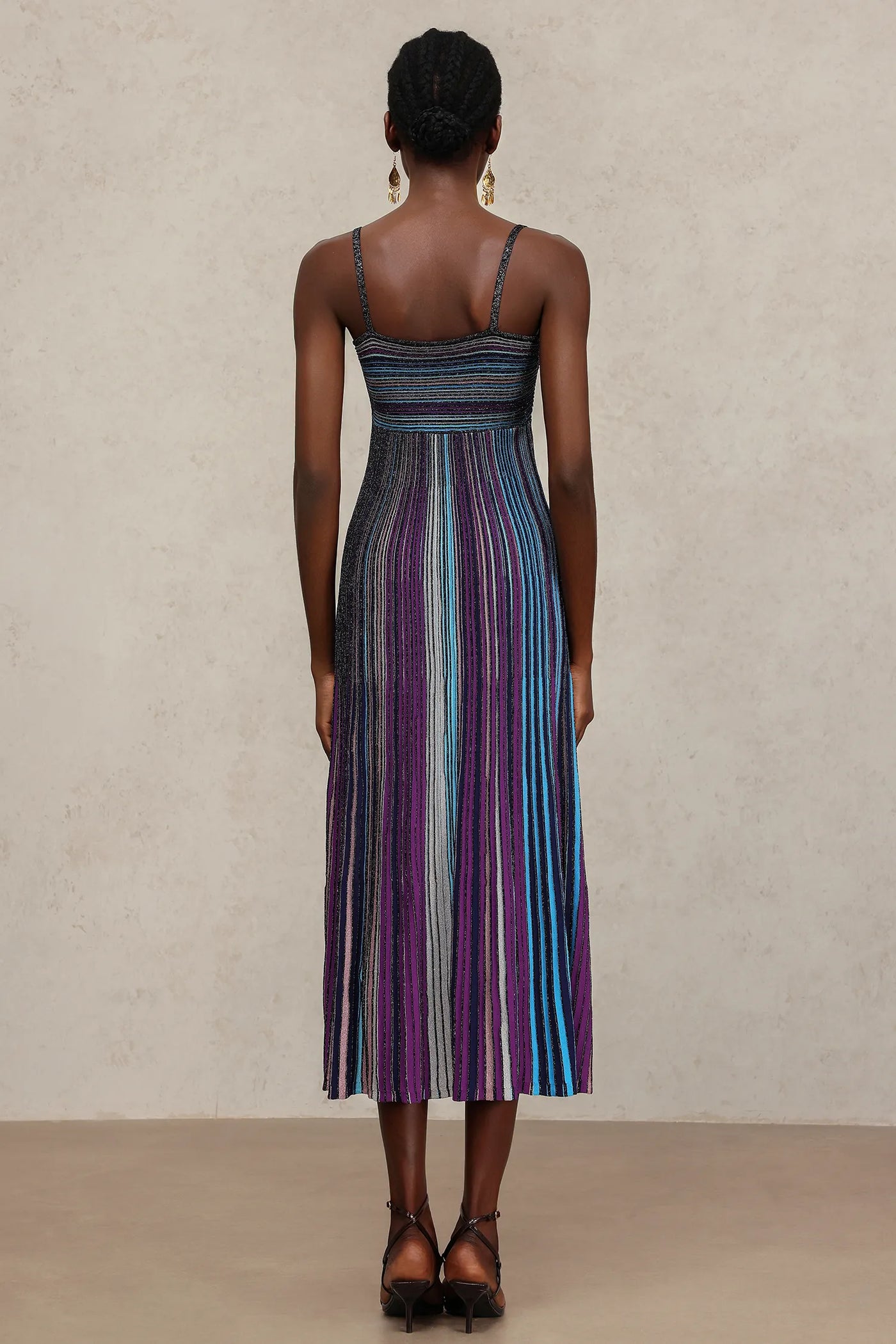 Scala Long Dress with Halter Neck