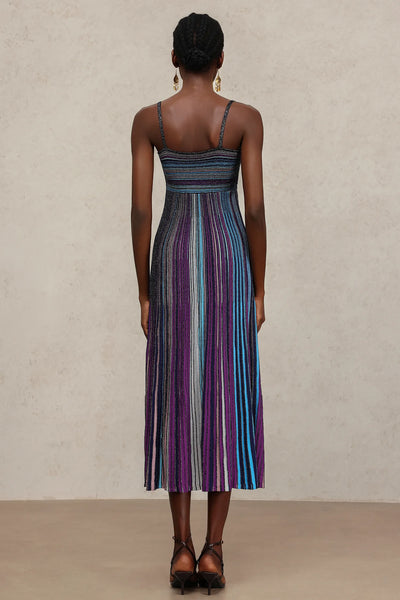 Scala Long Dress with Halter Neck