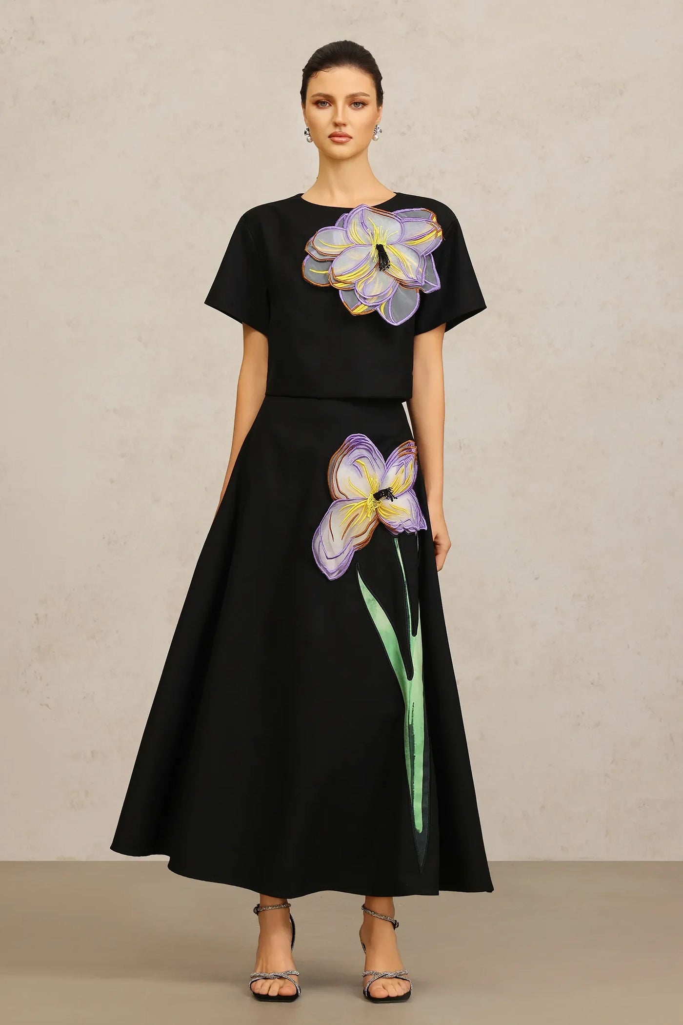 Nomi Tops and Skirt Two-Piece Set