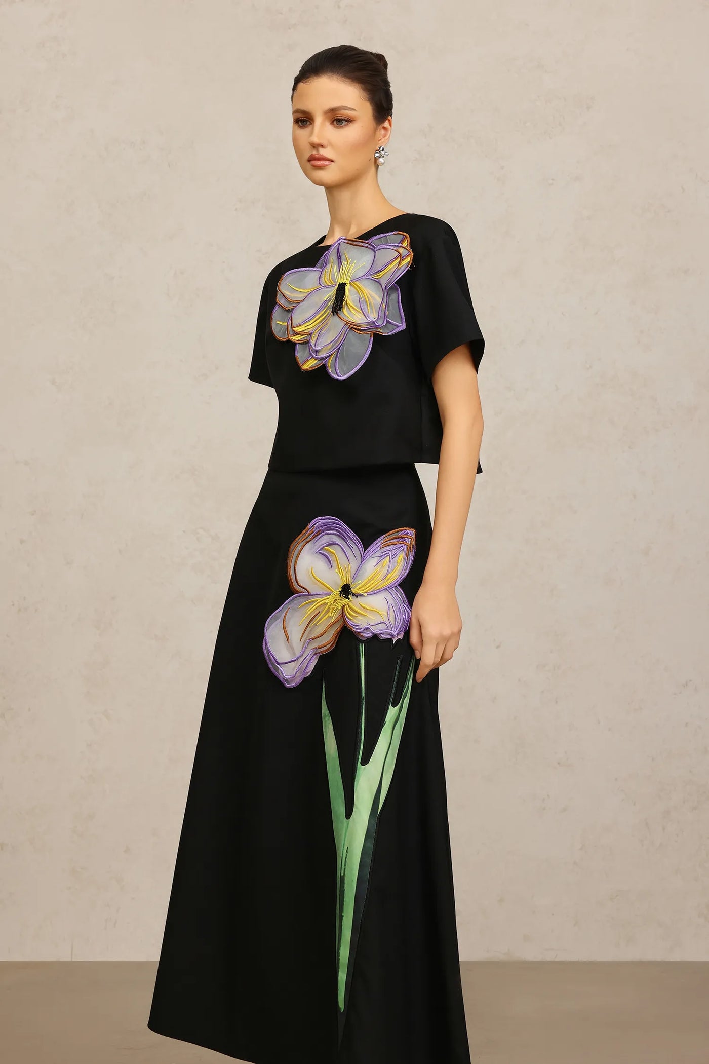 Nomi Tops and Skirt Two-Piece Set