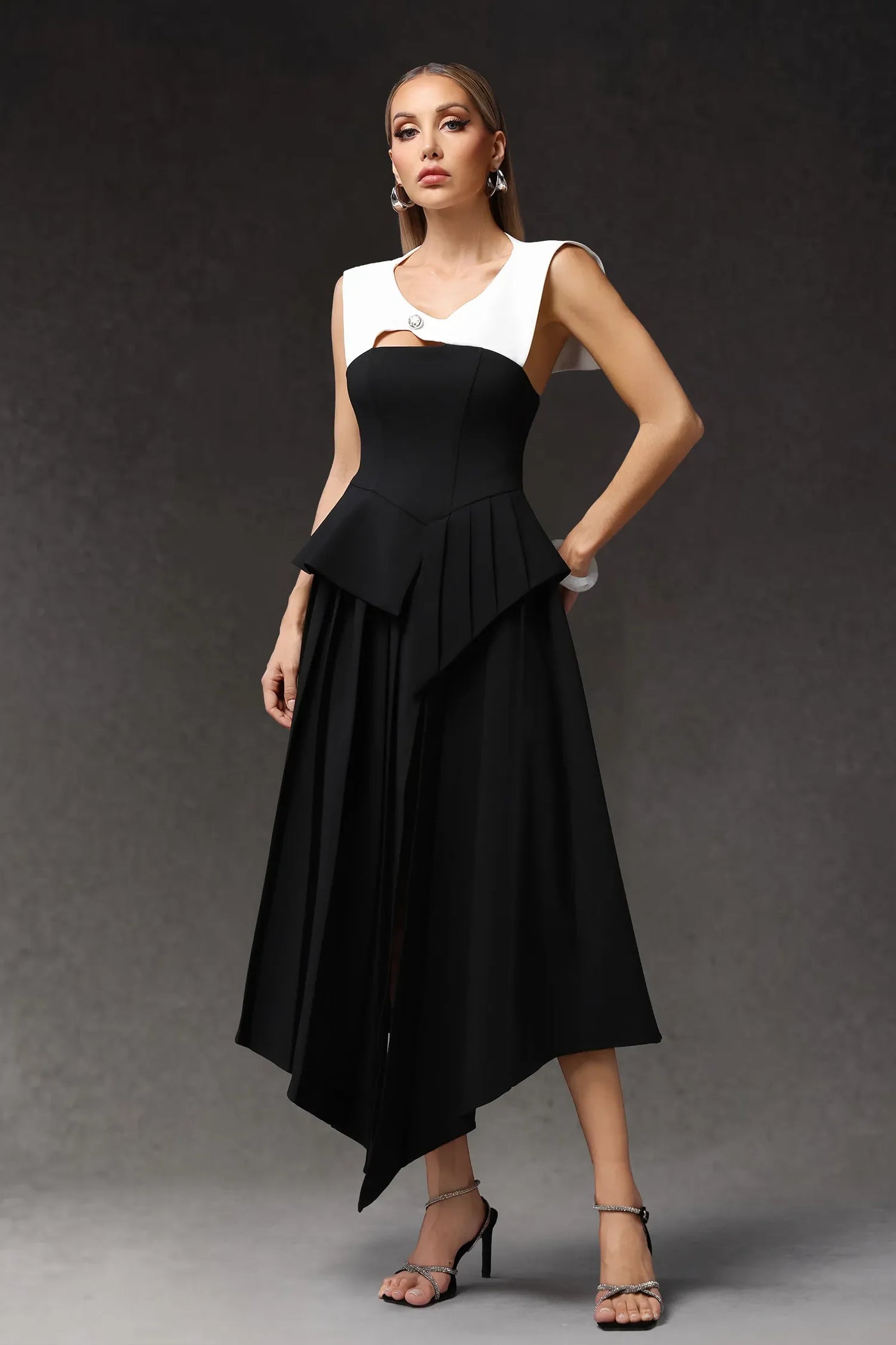 Veronic Hollow Out Long Dress