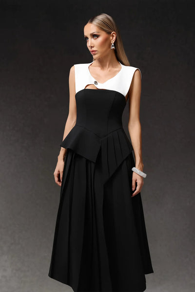 Veronic Hollow Out Long Dress