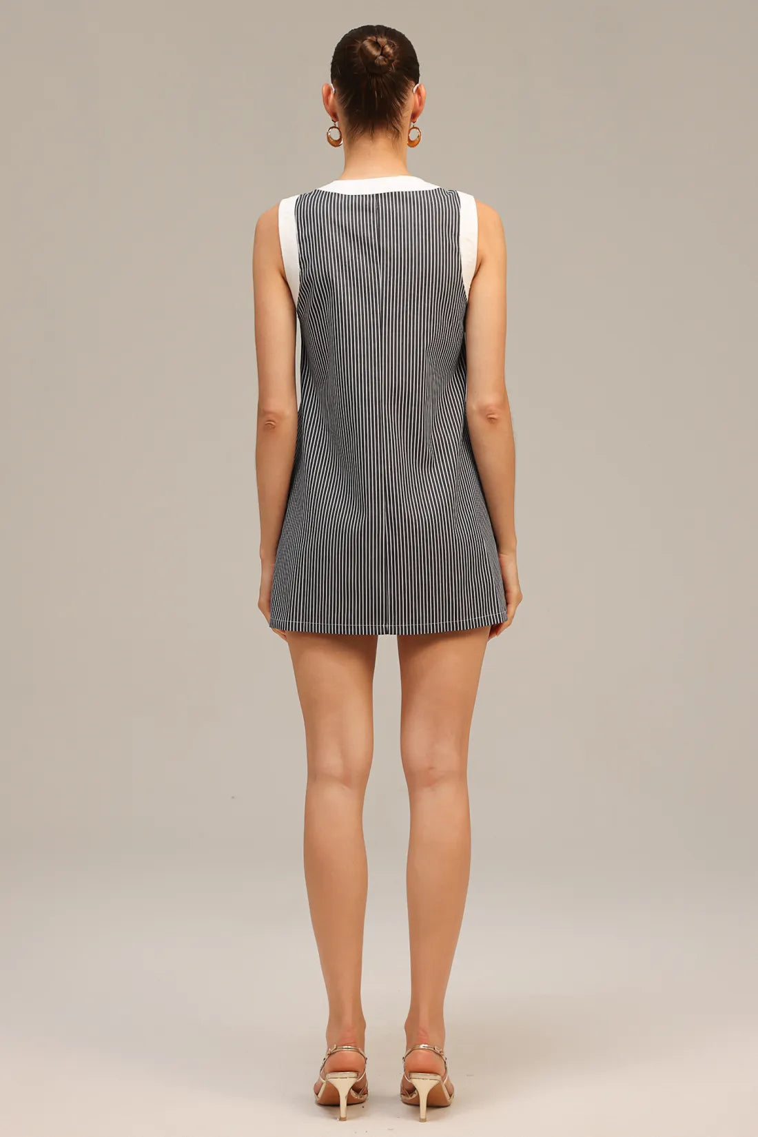 Opal Round Neck Sleeveless Mini Dress