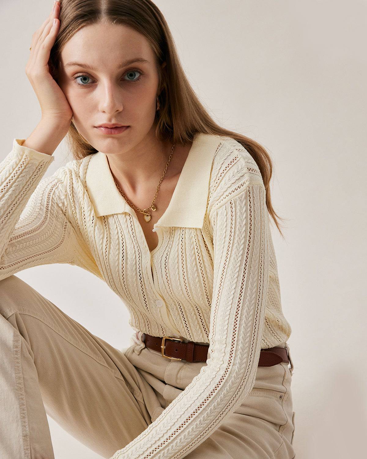 Knitted Pattern Cardigan