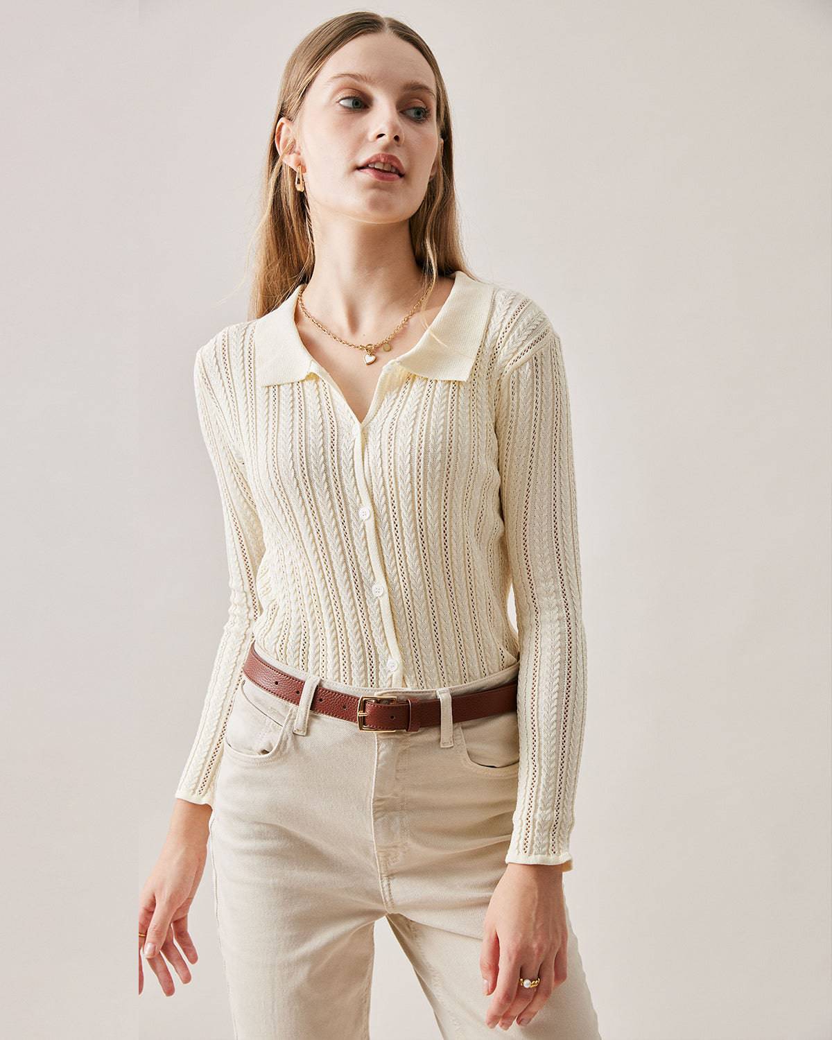 Knitted Pattern Cardigan