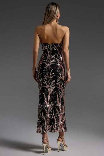 Kaylee Sleeveless Sequin Long Dress