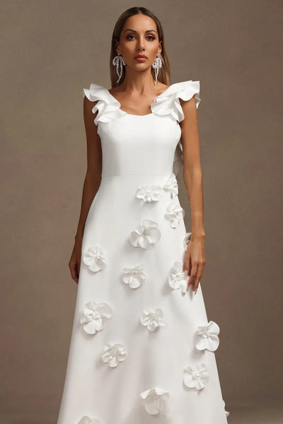 Mistress Halter Floral Tiered Long Dress