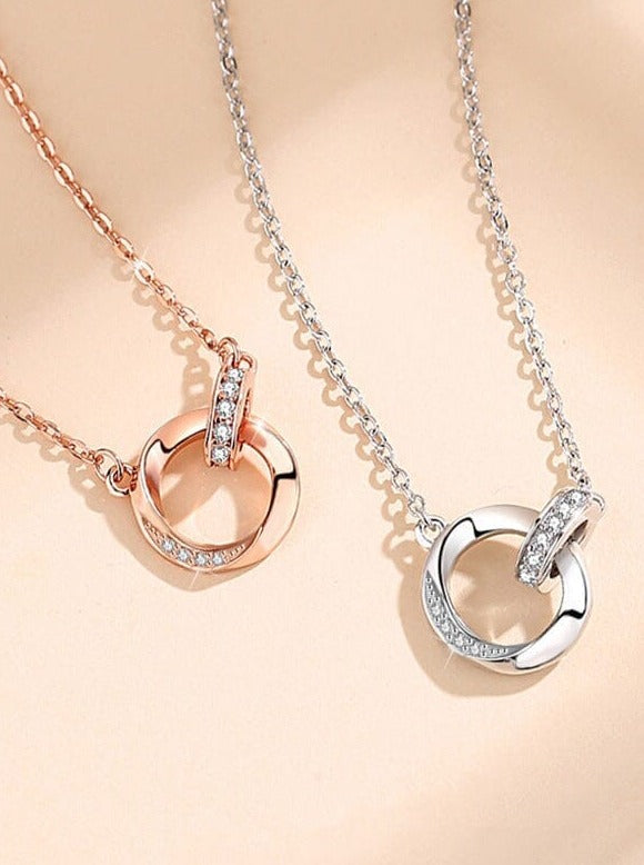 Silver Women's Geometric Necklace