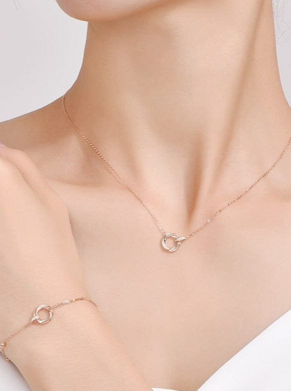 Silver Women's Geometric Necklace
